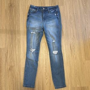 High rise jeans
